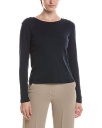Nic & Zoe Solid Cape Rib Modern Boat T-Shirt