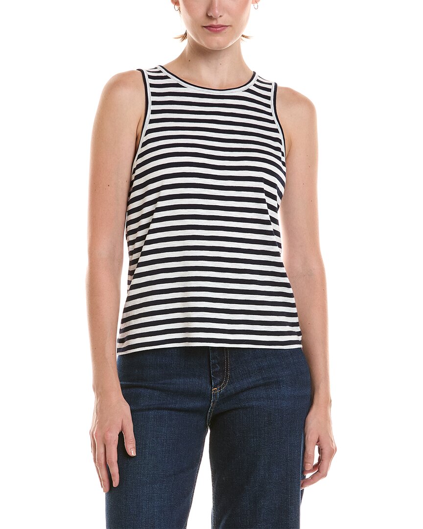 Nic & Zoe Stripe Cape Rib Tank