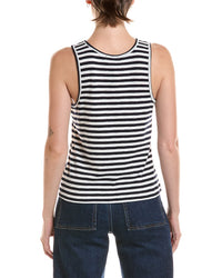 Nic & Zoe Stripe Cape Rib Tank