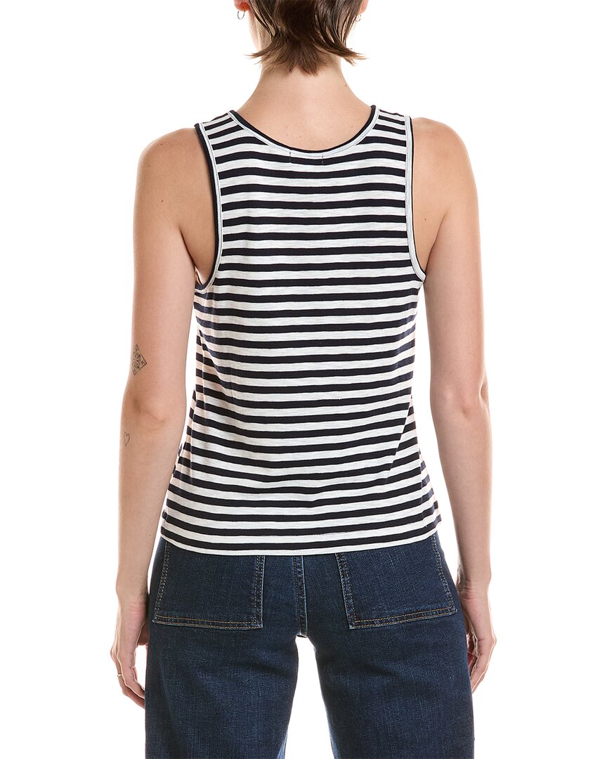 Nic & Zoe Stripe Cape Rib Tank