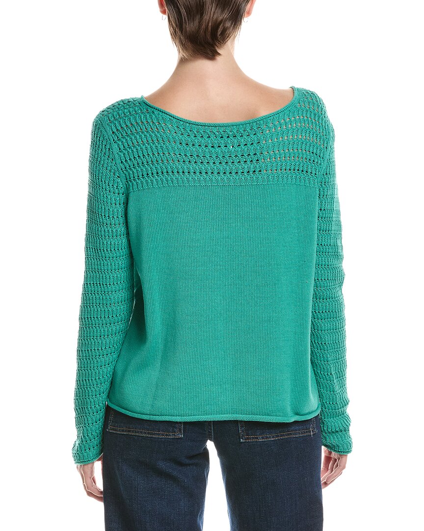 Nic & Zoe Placed Pointelle Sweater
