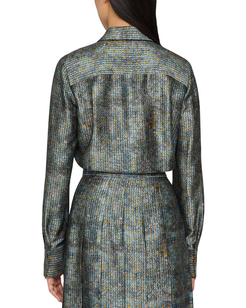 Lafayette 148 New York Lafayette 148 New York Scottie Silk-Blend Blouse
