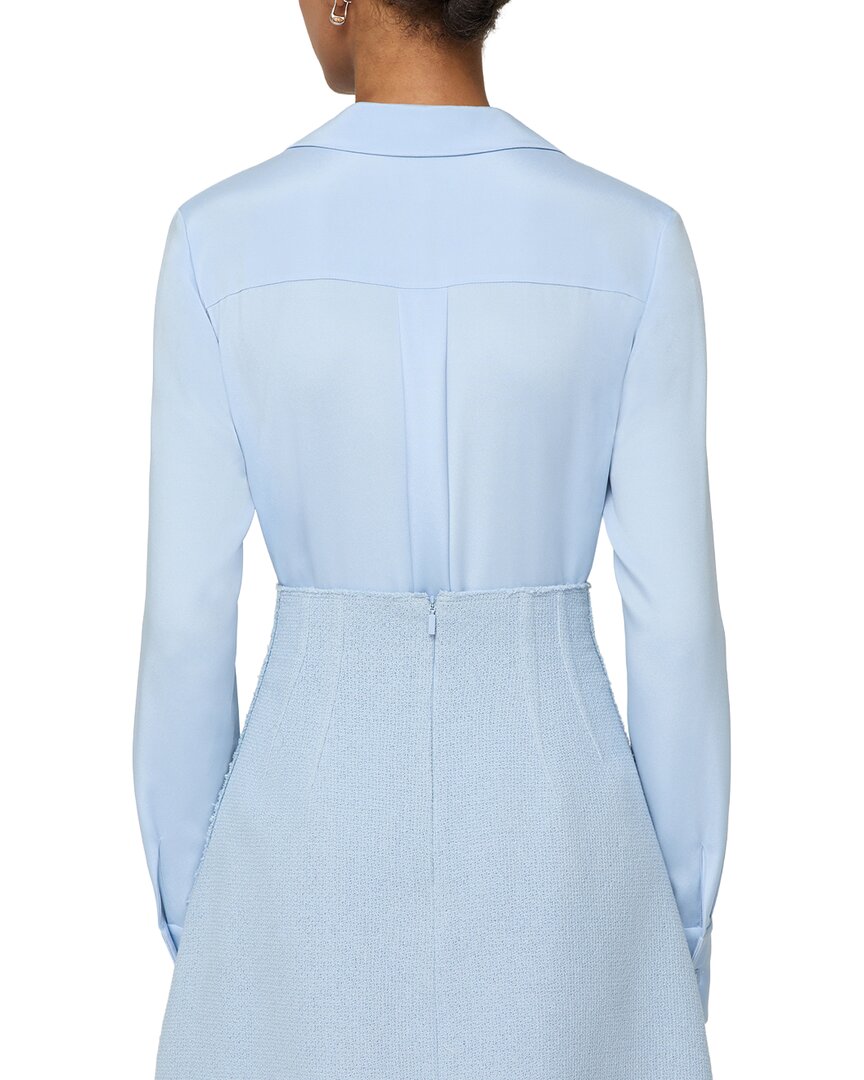Lafayette 148 New York Lafayette 148 New York Scottie Silk-Blend Blouse