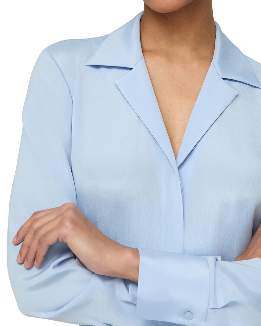 Lafayette 148 New York Lafayette 148 New York Scottie Silk-Blend Blouse