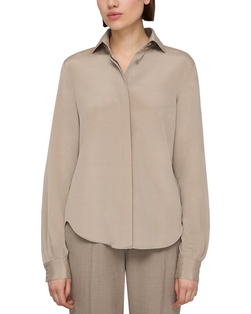 Lafayette 148 New York Lafayette 148 New York Silk-Blend Blouse