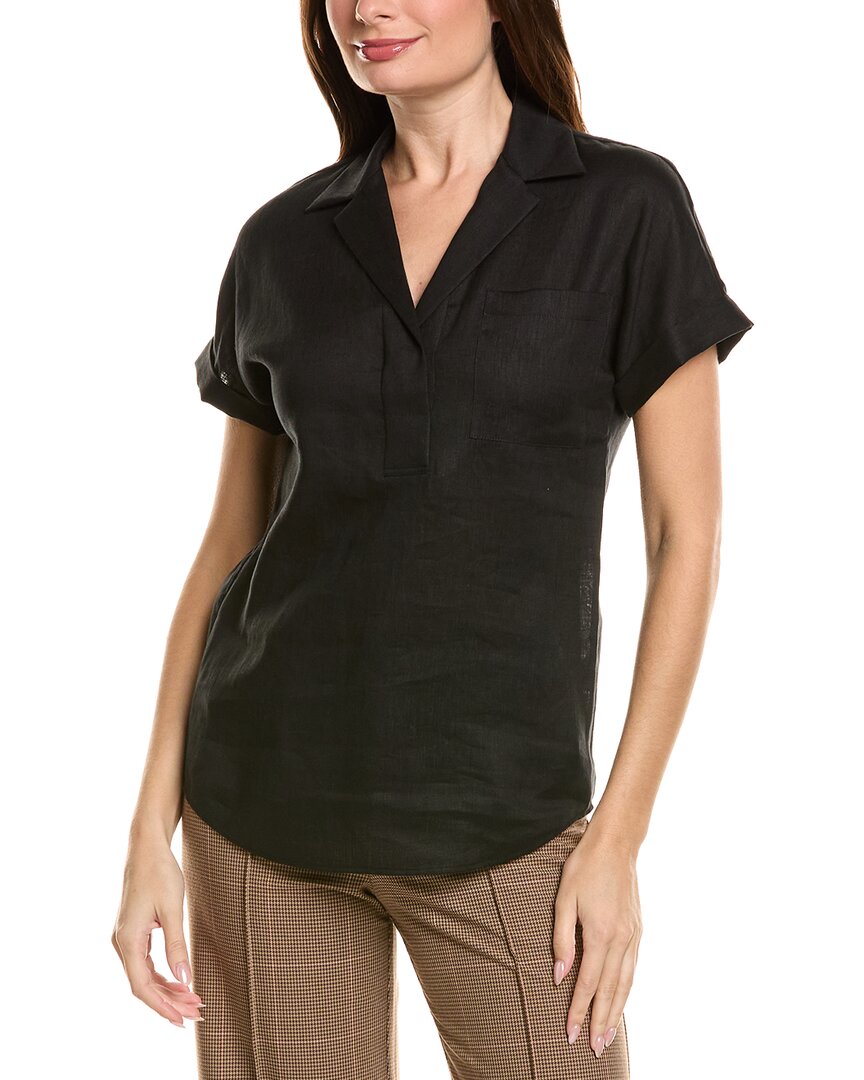 Lafayette 148 New York Huxley Linen Blouse