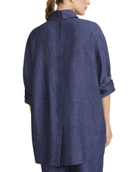 Lafayette 148 New York The Portrait Linen Shirt
