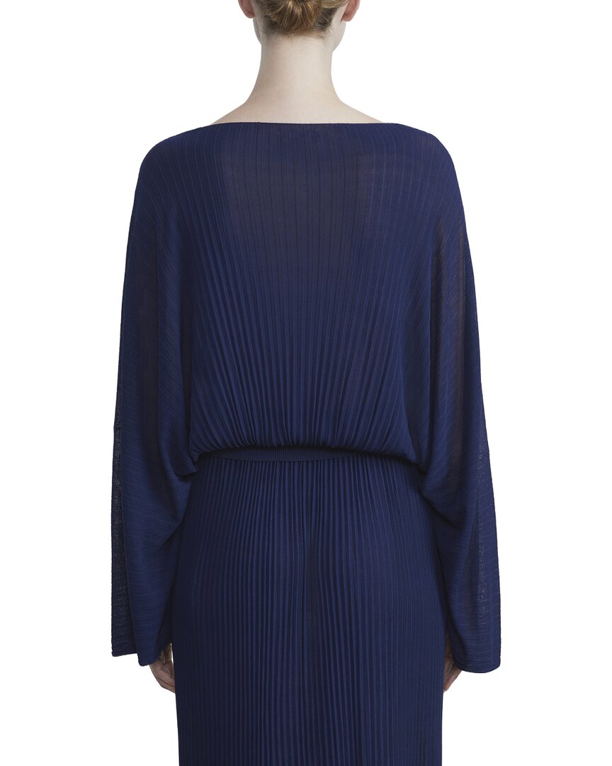 Lafayette 148 New York Pleated Dolman Silk Sweater