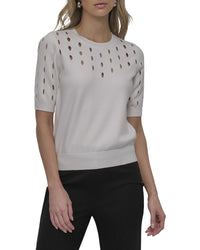 DKNY Dkny Cutout Detail Sweater