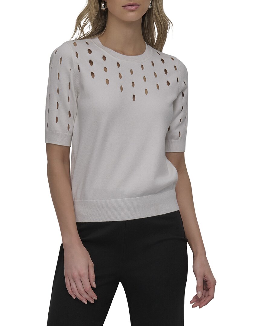 DKNY Dkny Cutout Detail Sweater