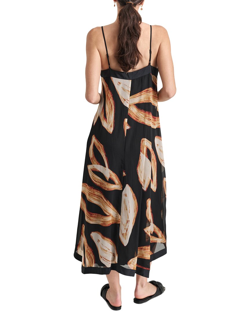 DKNY Dkny V-Neck Print Top