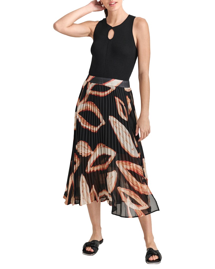 DKNY Dkny Chiffon Printed Top