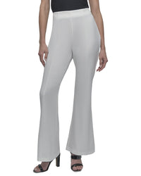 DKNY Dkny Scuba Wide Leg Front Seam Pant