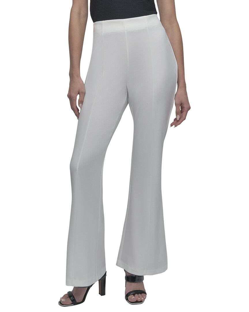 DKNY Dkny Scuba Wide Leg Front Seam Pant