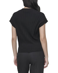 DKNY Dkny Rib V-Neck Sweater