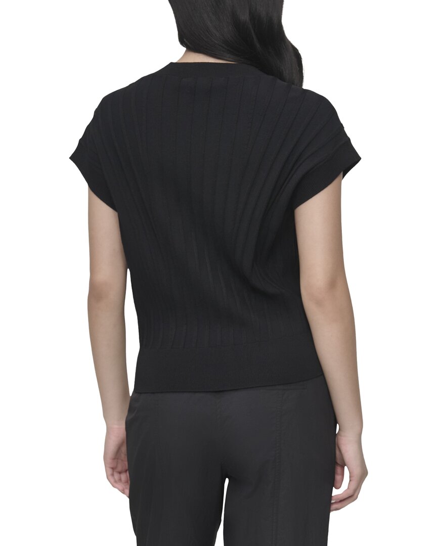 DKNY Dkny Rib V-Neck Sweater