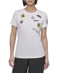 DKNY Dkny Pins N Patches Top