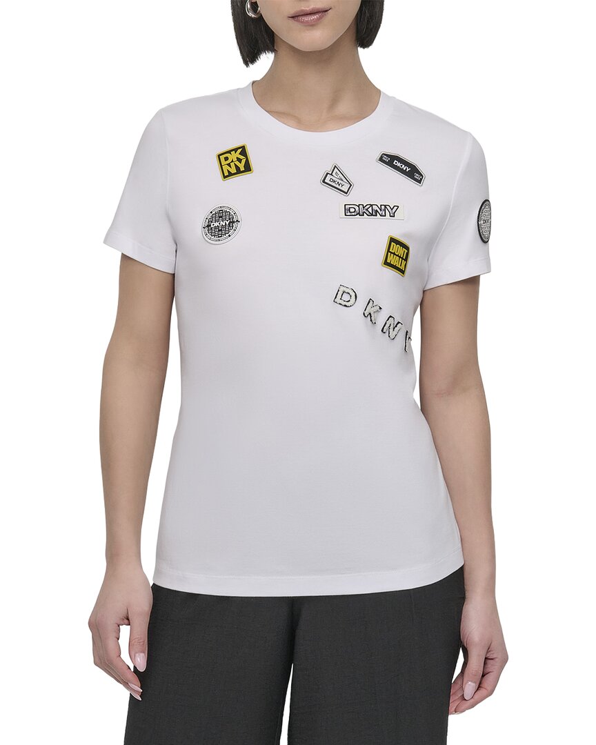 DKNY Dkny Pins N Patches Top