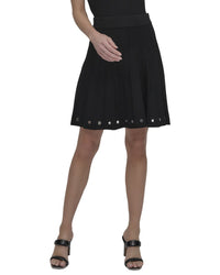 DKNY Dkny Logo Grommet Sweater Skirt
