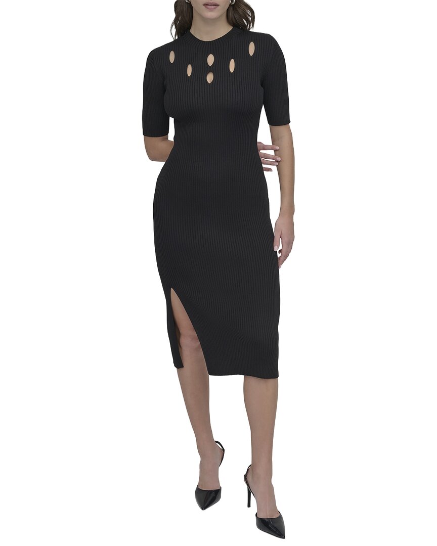DKNY Dkny Grated Yoke Sweaterdress
