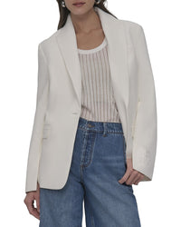 DKNY Dkny Logo Patch Blazer