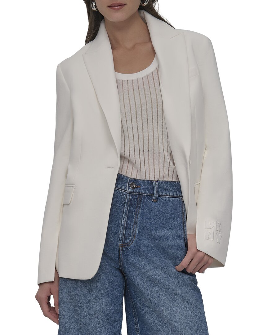 DKNY Dkny Logo Patch Blazer
