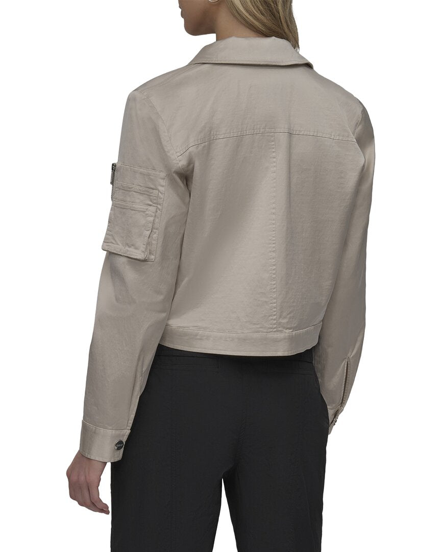DKNY Dkny Cropped Sateen Jacket