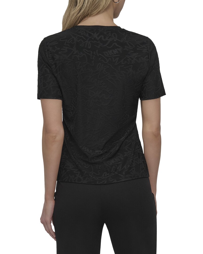 DKNY Dkny Knit Graffiti Jacquard T-Shirt
