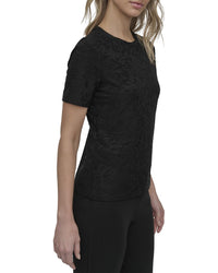 DKNY Dkny Knit Graffiti Jacquard T-Shirt