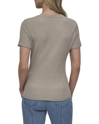 DKNY Dkny Textured Knit Top