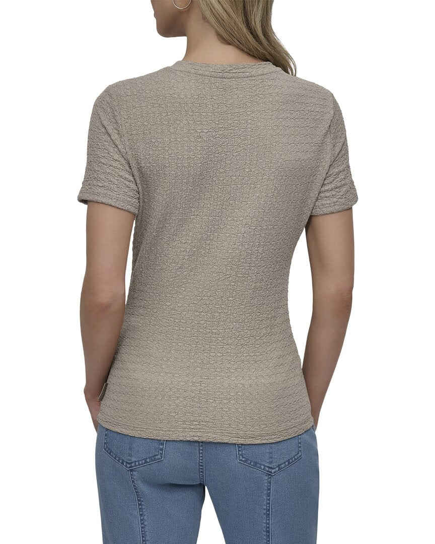 DKNY Dkny Textured Knit Top