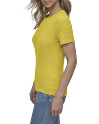 DKNY Dkny Textured Knit Top