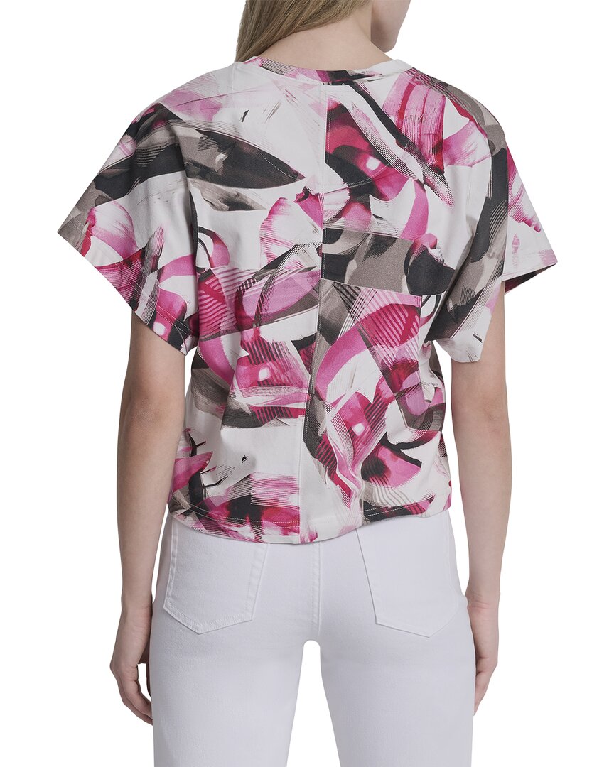 DKNY Dkny Printed Wide Sleeve Shirt