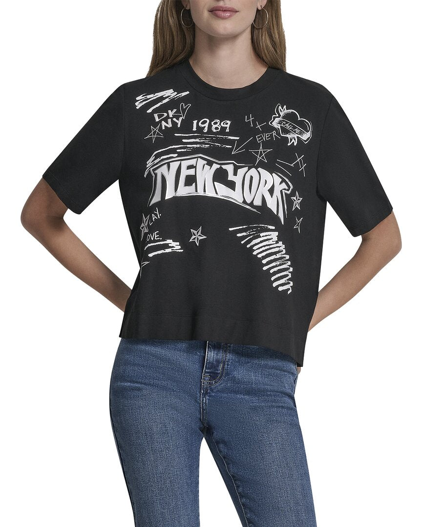 DKNY Dkny 1989 Notebook Scribbles T-Shirt