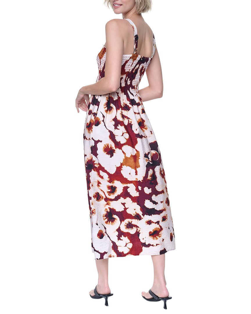 DKNY Dkny Printed Smocked Dress