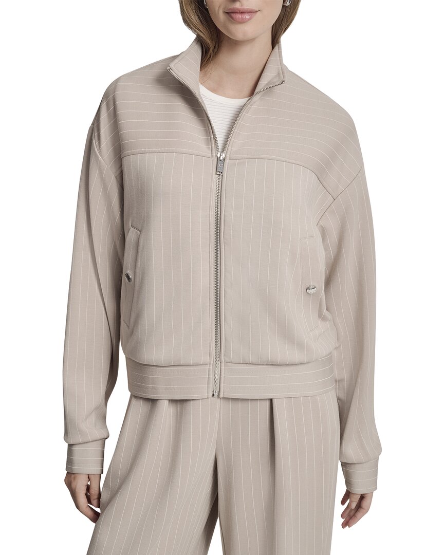 DKNY Dkny Full Zip Pinstripe Track Jacket