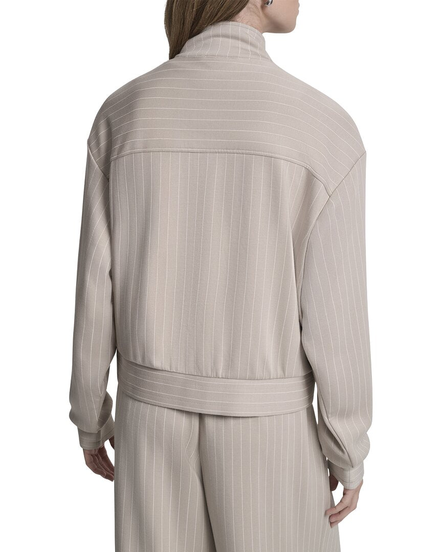 DKNY Dkny Full Zip Pinstripe Track Jacket