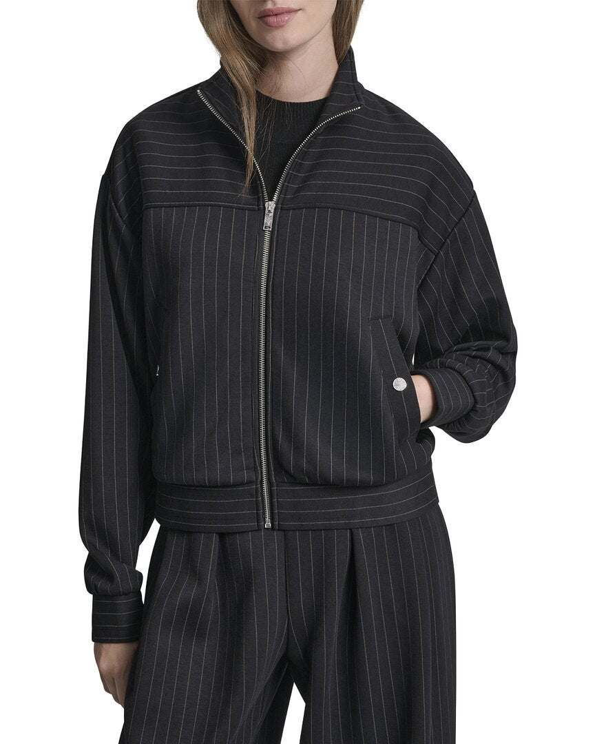 DKNY Dkny Full Zip Pinstripe Track Jacket