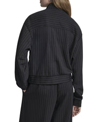 DKNY Dkny Full Zip Pinstripe Track Jacket