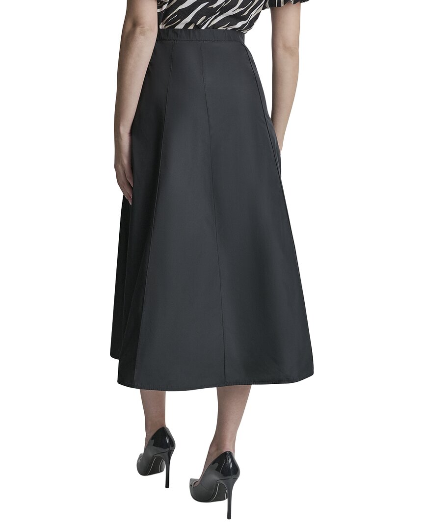 DKNY Dkny Taffeta Seamed Skirt