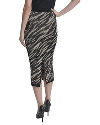 DKNY Dkny Pull-On Pointelle Jacquard Sweater Skirt