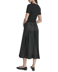DKNY Dkny Mix Media Spun Sweaterdress