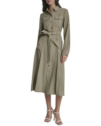 DKNY Dkny Roll Tab Fuji Cargo Dress