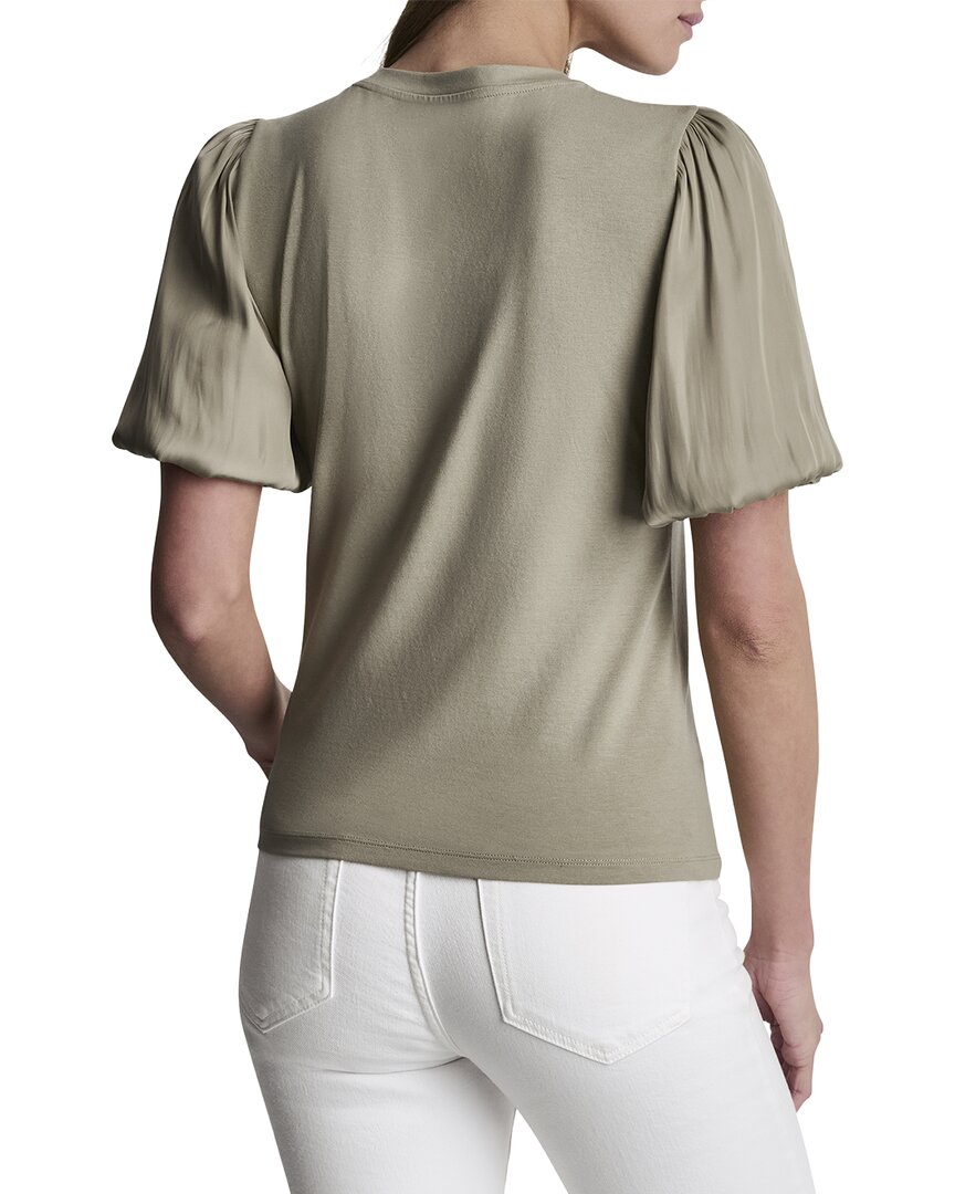 DKNY Dkny Mix Media Knit Top