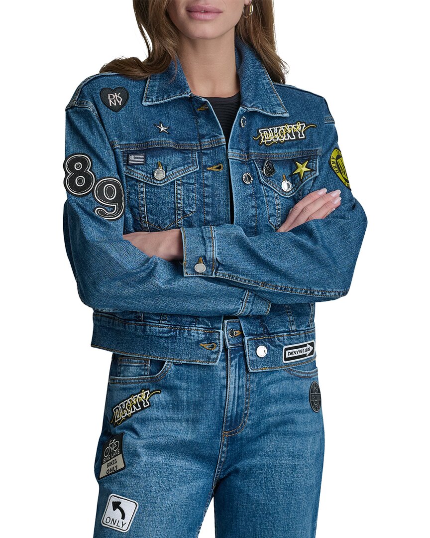 DKNY Dkny 1989 Pins & Patches Tribeca Wash Jacket