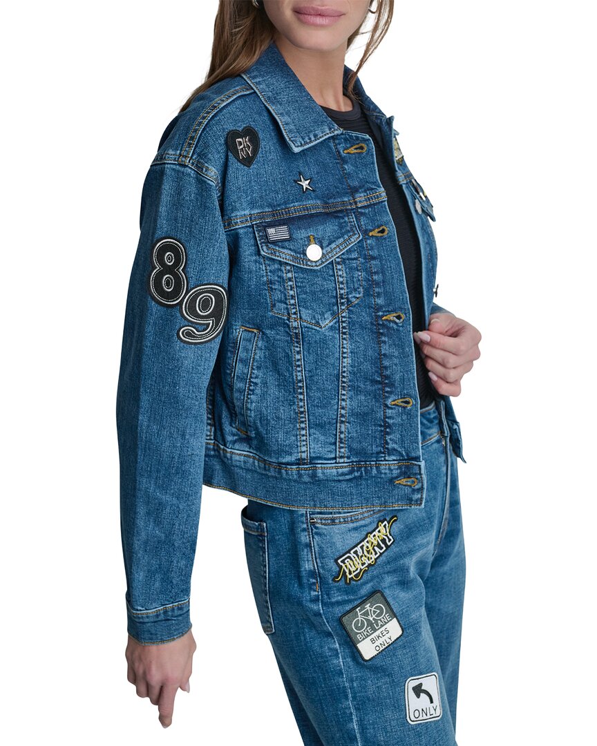 DKNY Dkny 1989 Pins & Patches Tribeca Wash Jacket