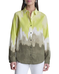 DKNY Dkny Voile Ombre Shirt
