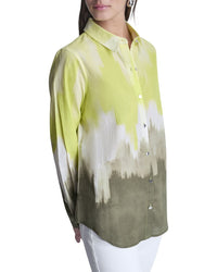 DKNY Dkny Voile Ombre Shirt