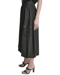 DKNY Dkny Pull-On Bubble Hem Cargo Pocket Skirt
