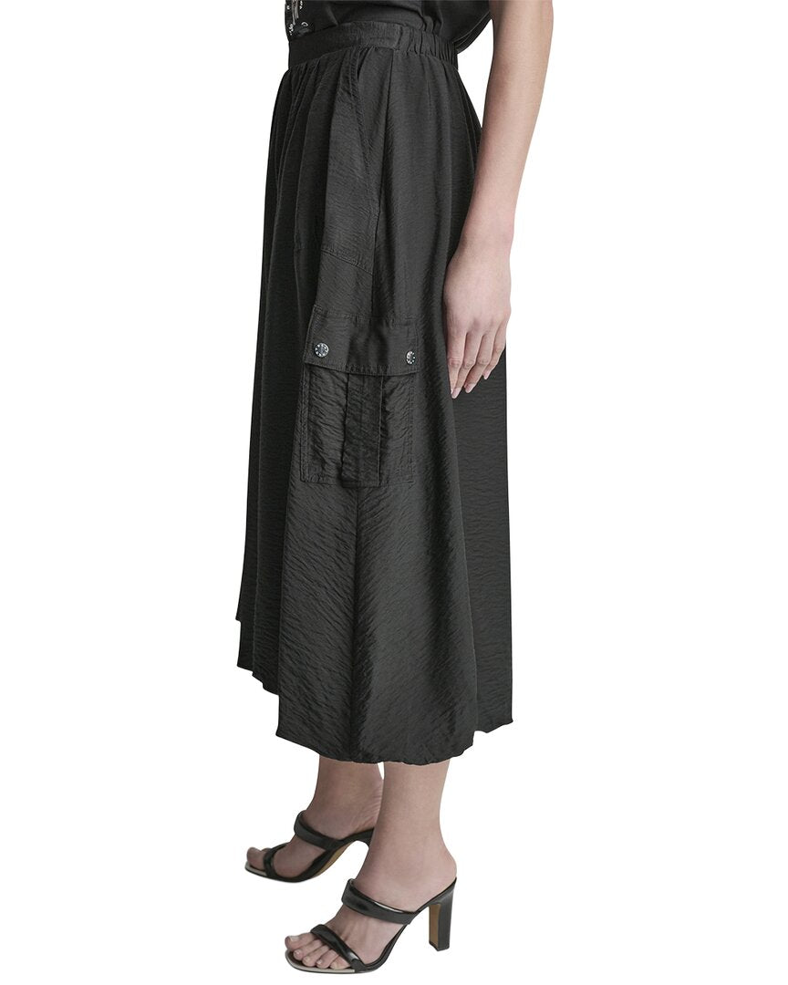 DKNY Dkny Pull-On Bubble Hem Cargo Pocket Skirt
